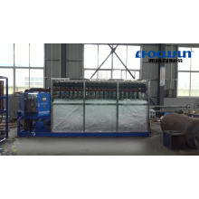 Large square Industrial Cube Ice Machine with ice packing system